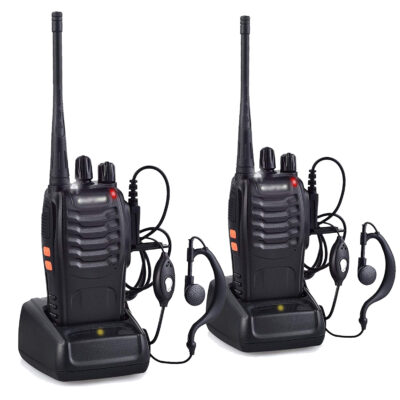 Baofeng BF-888S Walkie Talkie 1 Pair with earpiece